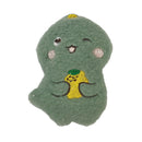 Pet Dinosaur Toy Dog Molar Sound Stuffed Doll Molar Tooth Cleaning Bone Teddy Bichon Small Toy