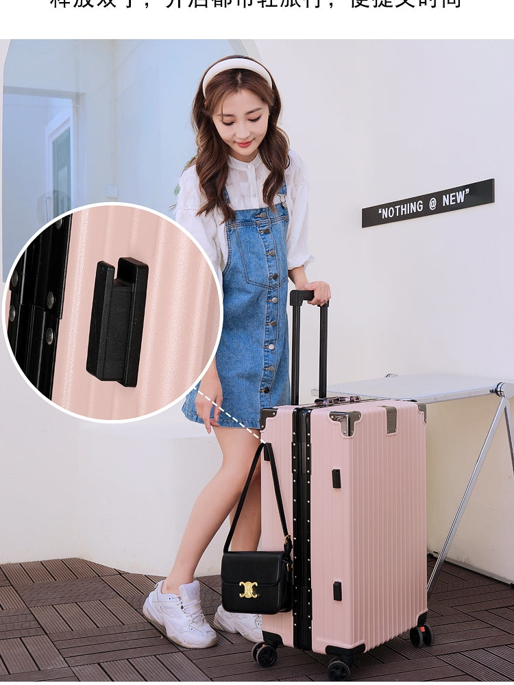 Girls Ins Durable Boarding Universal Wheel Luggage