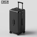 CeCe New Deep Warehouse Lightweight and Durable Leather Suitcase Zipper