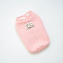 Dog Teddy Clouds Cotton Vest Fall and Winter Fleece Lined Padded Warm Keeping Bichon Pomeranian Yorkshire Pet Puppy Cotton-Padded Clothes