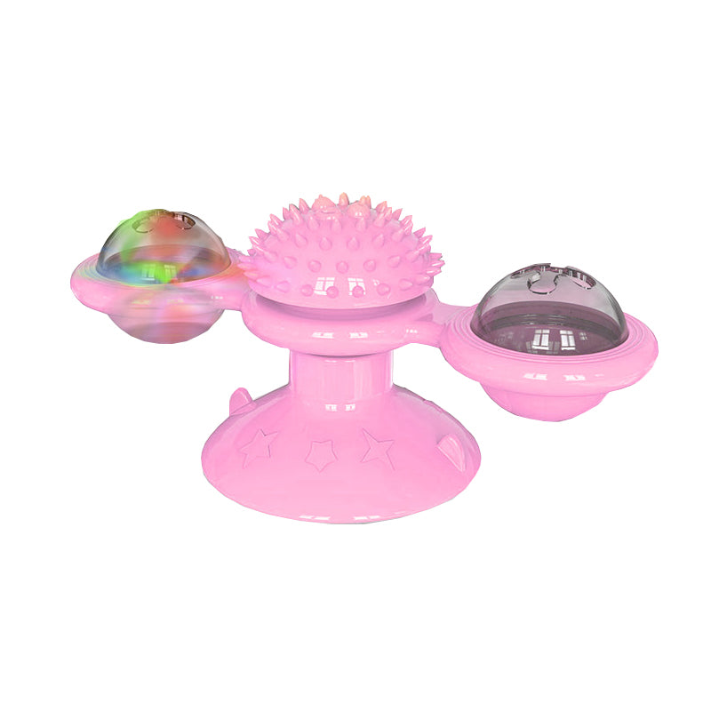 Cat Toy Self-Hi Relieving Stuffy Pet Turntable Cat Teaser Tumbler Windmill Supplies Kitty Toy Cat Toy