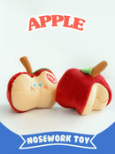 INS South Korea Apple Food Hiding Toy Pet Dog Smell Sound Interactive Toy Dogs and Cats BB Call Teddy/Pomeranian