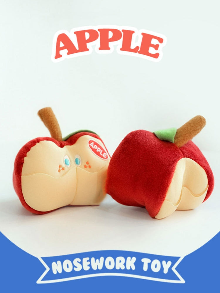 INS South Korea Apple Food Hiding Toy Pet Dog Smell Sound Interactive Toy Dogs and Cats BB Call Teddy/Pomeranian