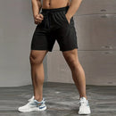 Men's Outdoor Ice Silk Loose Quick-drying Sports Shorts