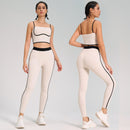 Sports Yoga Suit Two-piece Set Nude Feel Double-sided Sanding Outdoor