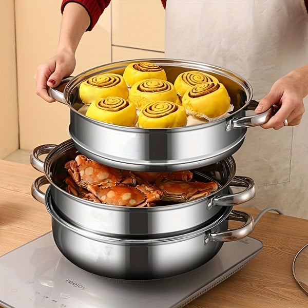 Stainless Steel Steamer Household Multi-layer Thickening