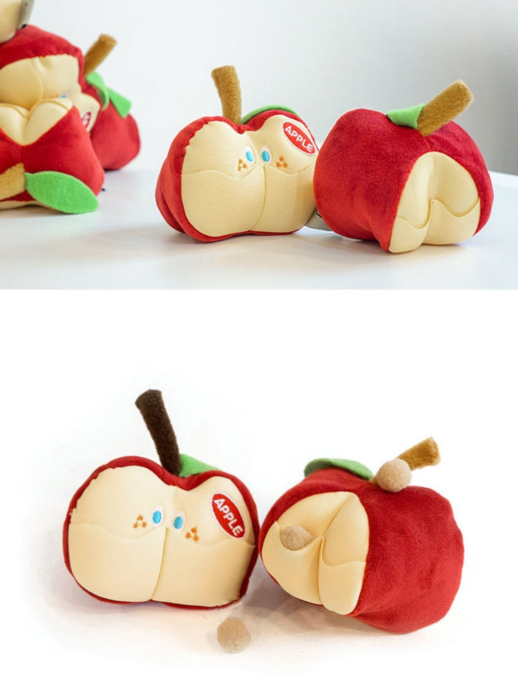 INS South Korea Apple Food Hiding Toy Pet Dog Smell Sound Interactive Toy Dogs and Cats BB Call Teddy/Pomeranian