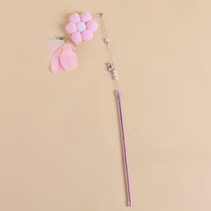 Tassel Long Brush Holder New Arrival Fairy Hair Ball Relieving Stuffy Cat Teaser