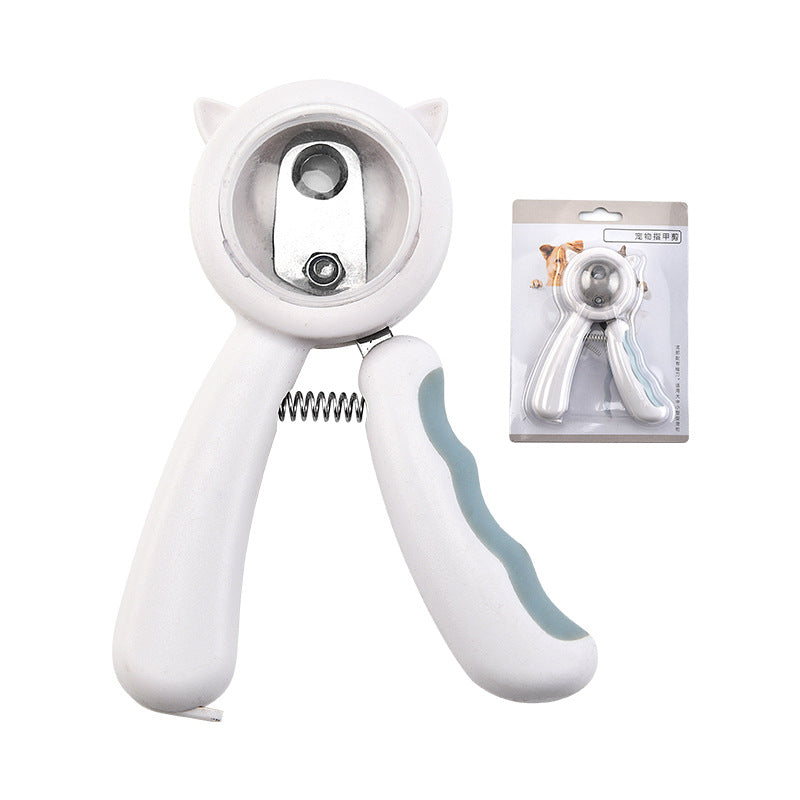 Cat Nail Scissors Handy Gadget Dog Pet Special Nail Clippers Knife LED Light Blood Line Anti-Bleeding Novice Rabbit