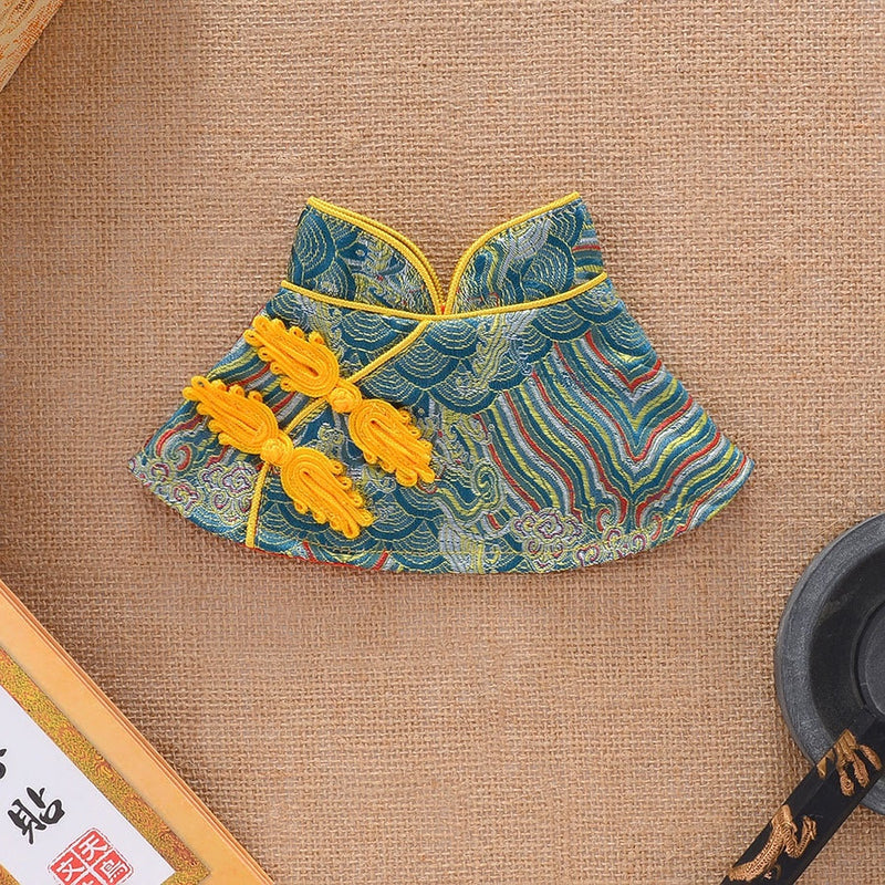 Dog Clothes Pet Cat Tang Suit Cloak Teddy Wedding Clothes Pomeranian New Year Shawl Small Size Dogs Chinese Style Han Chinese Clothing