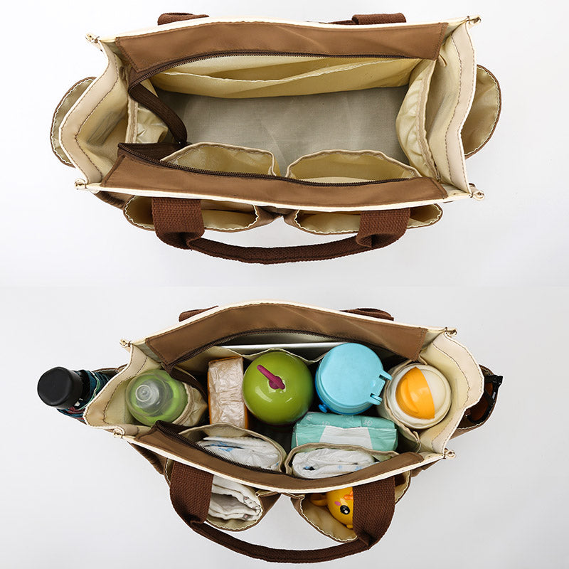 Handbags for Moms Shoulder Bag Baby Mom out Bag Messenger Bag Minimalist Casual Baby Diaper Bag 2024 Fashion