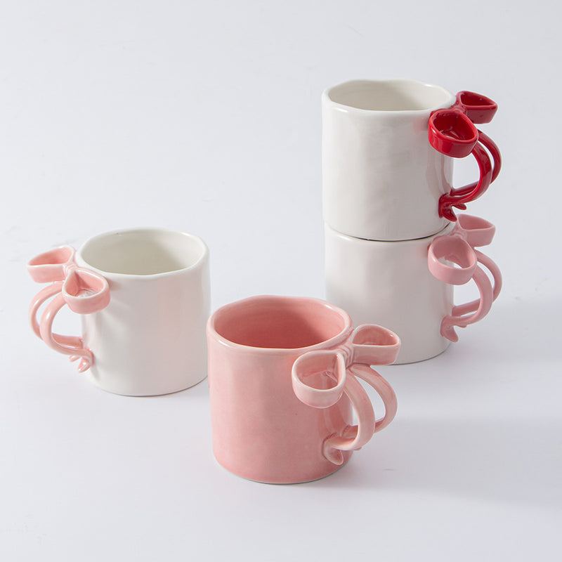 Bow Ceramic Mug Good-looking