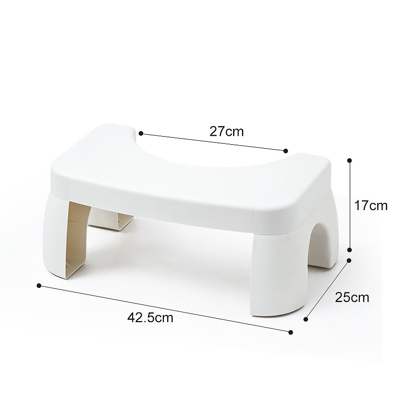Thickened Toilet Seat Plastic Footpad Squatting Pit Footstool