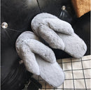 Plus Size Plush Flip-flops Cotton Slippers