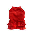 Pet Clothes Pattern Pattern Drawing Teddy Chihuahua Sweatshirt Cake Dress Fall and Winter Fleece-lined Heattech Handmade DIY