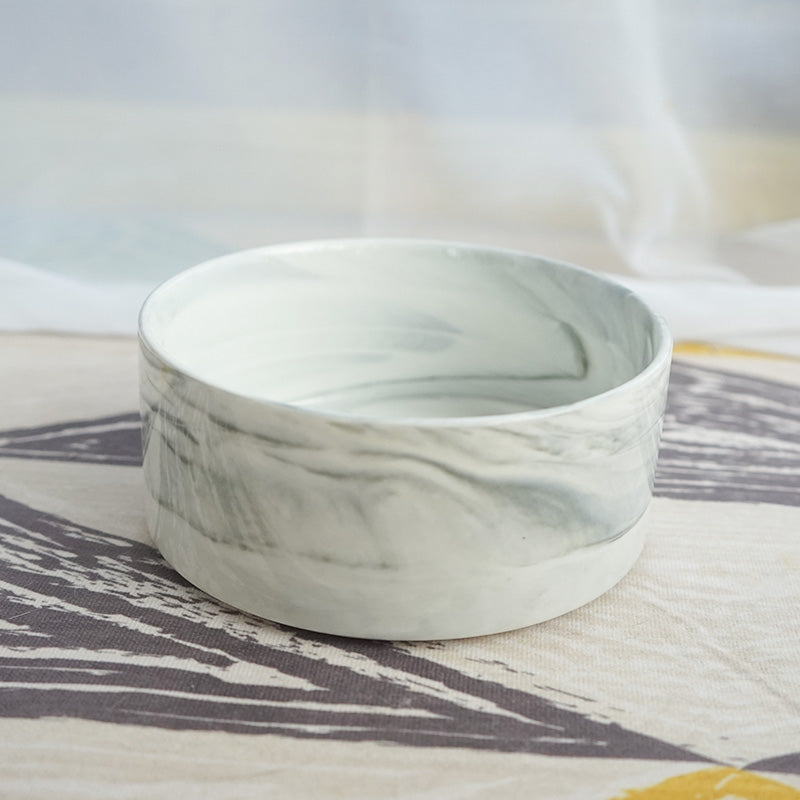 Raised Wooden Frame Ceramic Protection Cervical Spine Cat Bowl