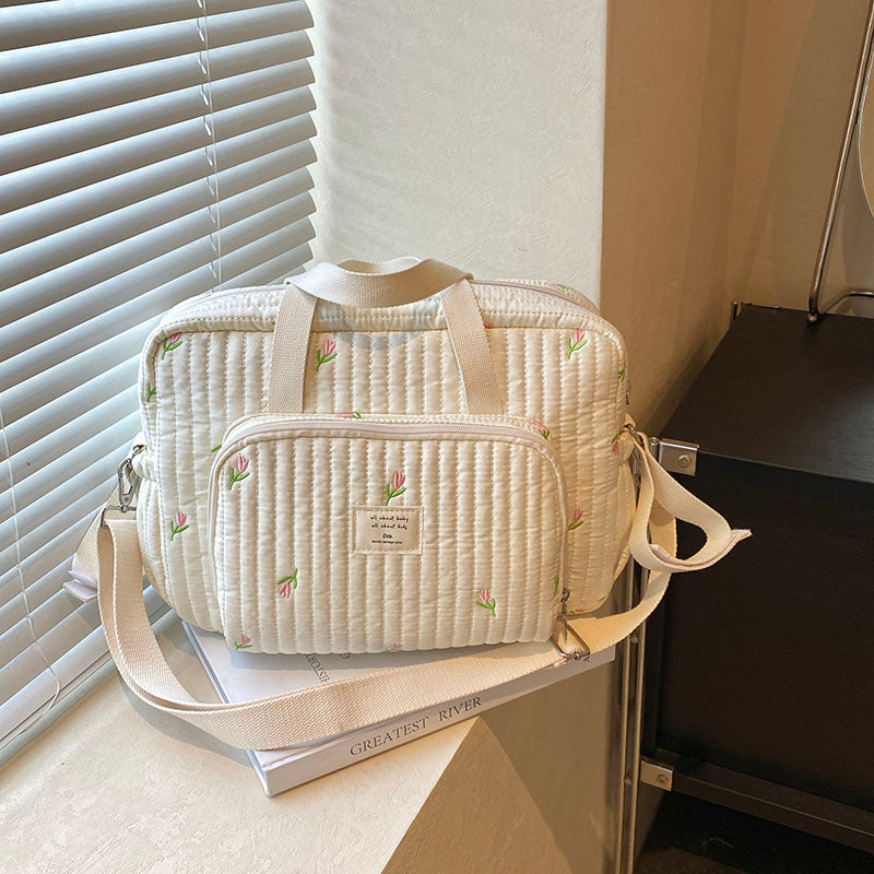 South Korea Bear Flower Mother and Baby Go out Baby Mummy Bag