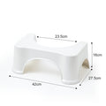 Thickened Toilet Seat Plastic Footpad Squatting Pit Footstool
