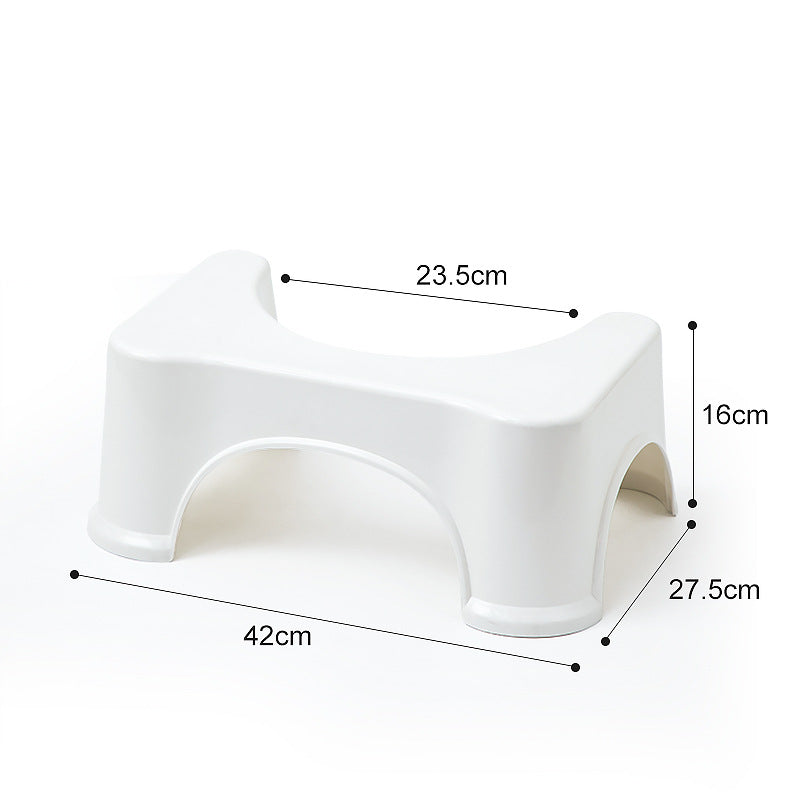 Thickened Toilet Seat Plastic Footpad Squatting Pit Footstool