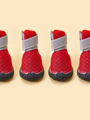 Petjoker Dog Shoes Teddy Sneaker Puppy Shoes Bichon Pet Shoes Dog Small Size Dogs 4 Pack