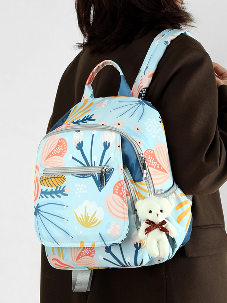 Mummy Bag Small and Medium Size Baby Diaper Bag Baby Mom with Baby Backpack for Going out Casual Backpack 2024 New Arrival Dry Wet Separation