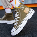 Men's High-top Canvas Shoes Trendy