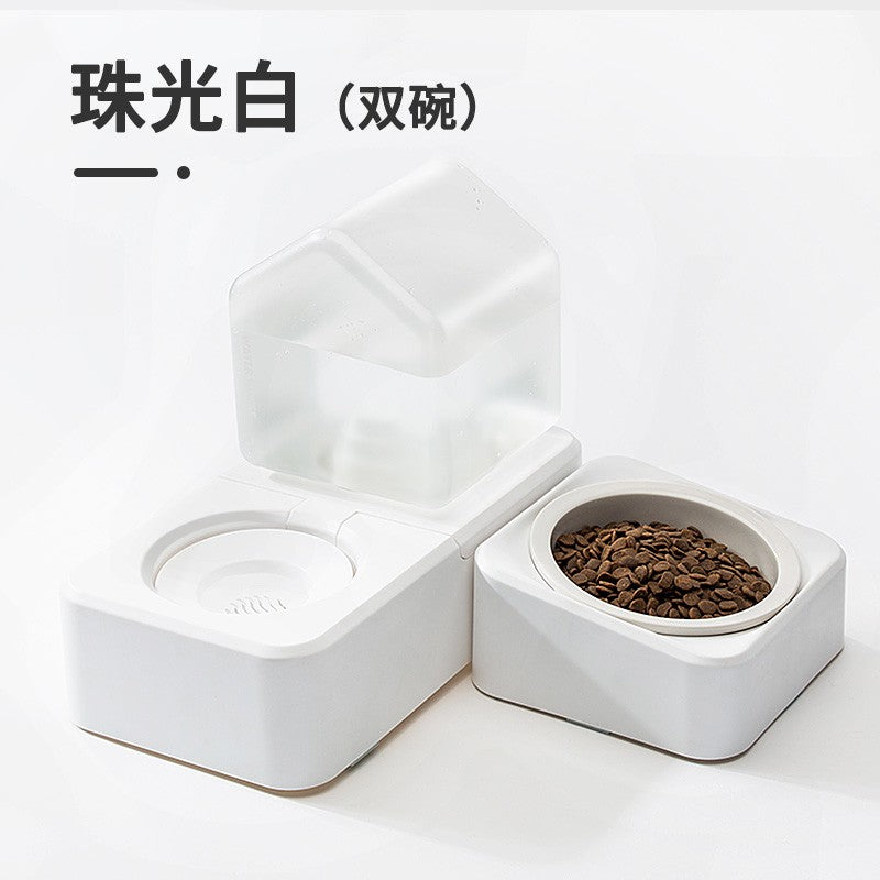Cat Water Fountain Dog Water Fountain Flowing Non-Plug Electric Cat Drinking Water Dog Feeding Water Keep Dry Mouth Cat Bowl Pet Supplies