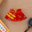 Dog Clothes Pet Cat Tang Suit Cloak Teddy Wedding Clothes Pomeranian New Year Shawl Small Size Dogs Chinese Style Han Chinese Clothing