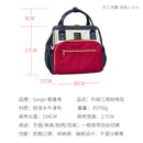 Gergxi Trendy Mummy Bag Upgraded Version Three-Purpose Handbag Baby Mom Daily Outing Large Capacity Waterproof Shoulder Bag