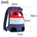 Doglemi Pet Motorcycle Cycling Bag Dog Mesh Portable Breathable Backpack Chest Bag Backpack Cat Bag
