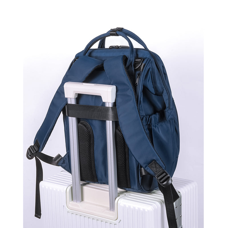 Qminica 2025 Official Website Summer New Super Lightweight Mummy Bag Shoulder Large Capacity Japanese Style Ladieswear Mother and Baby Bag