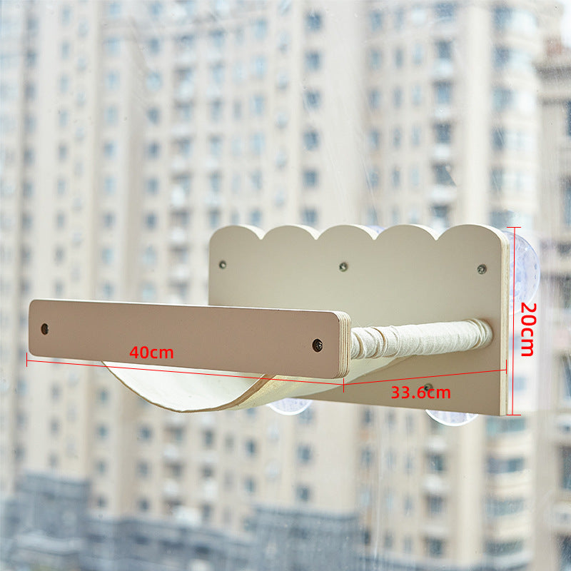 Pet Cat Hammock Cat Nest Cat Crib Hanging Nest Cat Climbing Frame Hanging Window Balcony Glass Cat Sun-Drying Handy Gadget