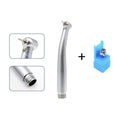 Dental Handpiece Ceramic Bearing Kit LED Light High Speed 3 Water Spray with Rotor 2/4 Holes E-generator Air Turbine Push Button