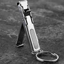 1PC Foldable 0.5cm Ultra-thin Portable Stainless Steel Nail Toe Cutter Trimmer Scissor Manicure Pedicure Tool Fingernail Clipper