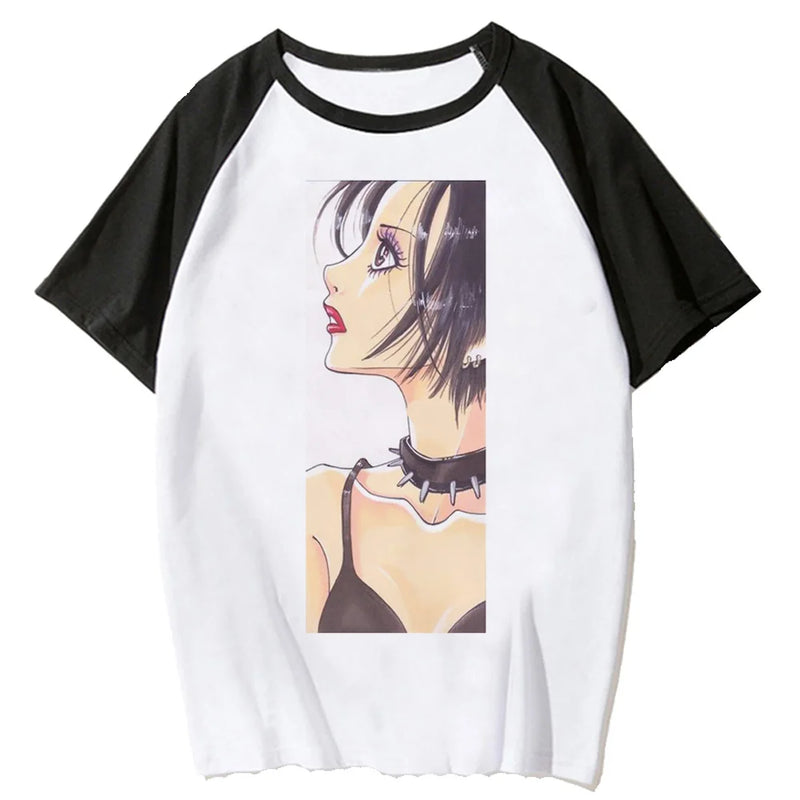 Nana t-shirts women Y2K streetwear funny top girl 2000s clothing