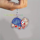 Hot Horror Game Chibis Keychains for Accessories Bag Cute Jimmy Curly Anya Sallyface Keyrings Jewelry Friends Gamer Gaming Gifts