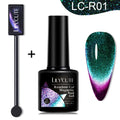 LILYCUTE 7ML 9D Cat Magnetic Gel Polish Set Semi Permanent Soak Off UV LED Glitter Nails Magnet Stick Black Gel Needed