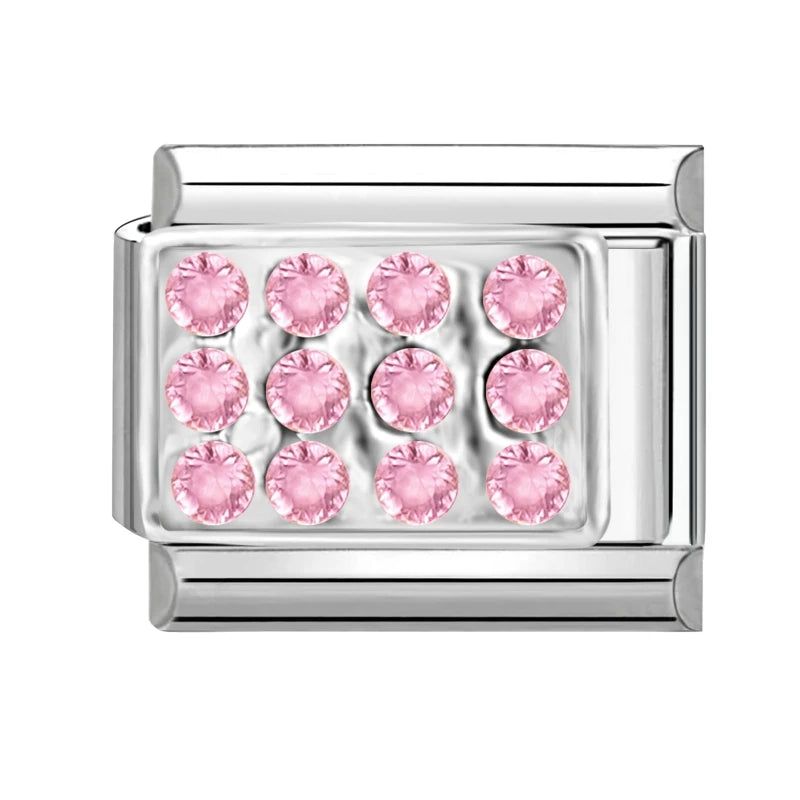 3D Charm Bracelet Rabbit Sun Flower Moont Italian Charm Links Fit 9mm Bracelet Stainless Steel Jewelry DIY Making Birthday Gift