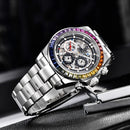 PAGANI DESIGN Top Super Brand Mechanical Automatic Watch Men's Ceramic bezel Rainbow Business Waterproof Watch Relogio Masculino