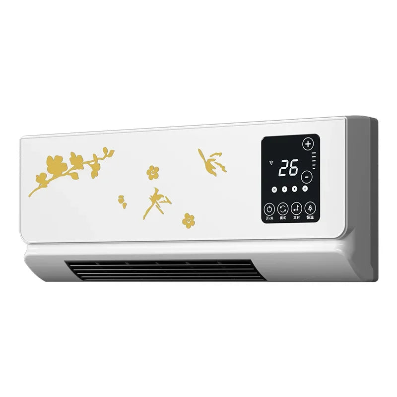 Remote Control Heating Wallmounted Home Heaters Touch Screen Mobile Type Heater Bathroom Air Conditioning Type Electric Warmer