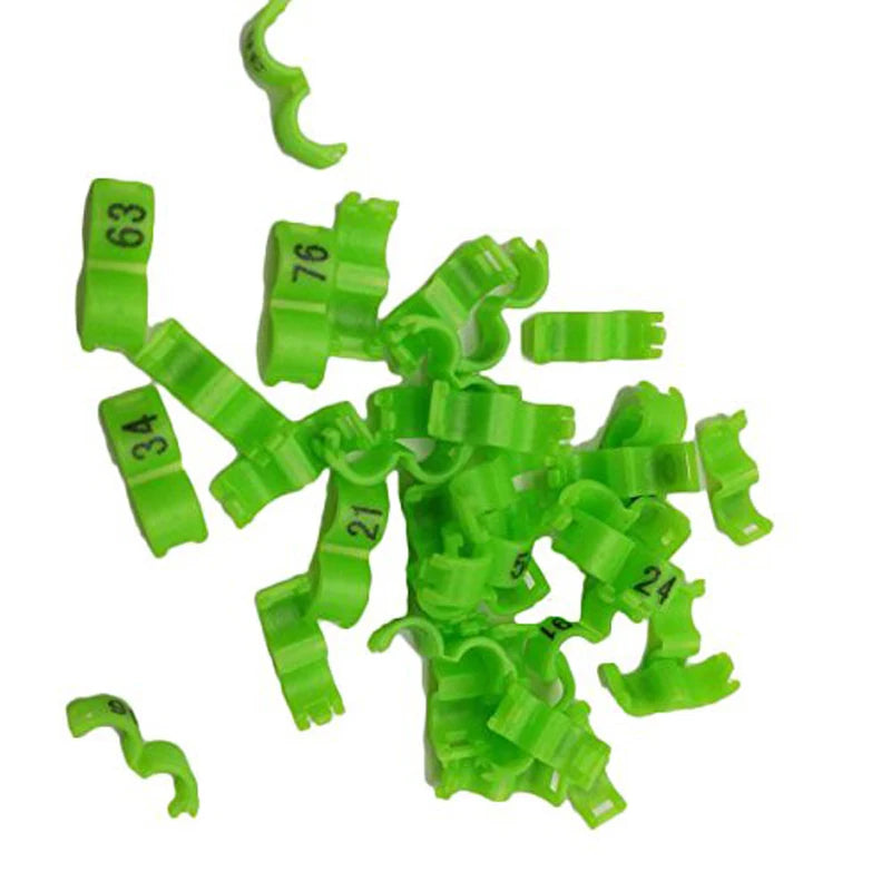 20Pcs Inner diameter 2.7mm 3mm 4mm 4.5mm 5mm Canary Clip Ring Bird Pigeon Small Parrot Leg Rings Birds Foot Rings Bird Clip Ring