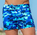 2023Mens Swim Trunks Quick Dry Beach Board Shorts Swimwear Beachwear with Pockets and Mesh Lining Summer Men's Swim Shorts