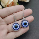 Vintage Türkiye Blue Eye Pendant Necklace Women's Earrings Blue Medusa Devil's Eye Party Lucky Earrings Fashion Jewelry Set Gift