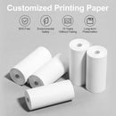 57*25mm Thermal Paper White Children Camera Instant Print Kids Camera Printing Paper Replacement Accessories Parts