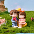 Miniature Fairy Garden Accessories Cute Kawaii Lovers Ornament Statue Figurines Home Garden Landscape Dollhouse Terrarium Decor