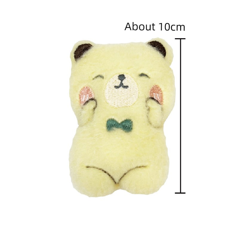 Pet Dinosaur Toy Dog Molar Sound Stuffed Doll Molar Tooth Cleaning Bone Teddy Bichon Small Toy