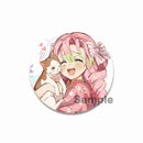 58mm Round Cartoon Brooches Kanroji Mitsuri Pins Anime Badge for Backpack Accessories Hat Decoration HD Print Handmade Gifts