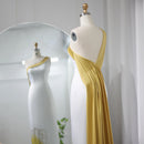 Sharon Said Luxury Beaded Butterfly White Lilac Evening Dresses for Women Wedding One Shoulder Midi Party Dress SS475 Customized