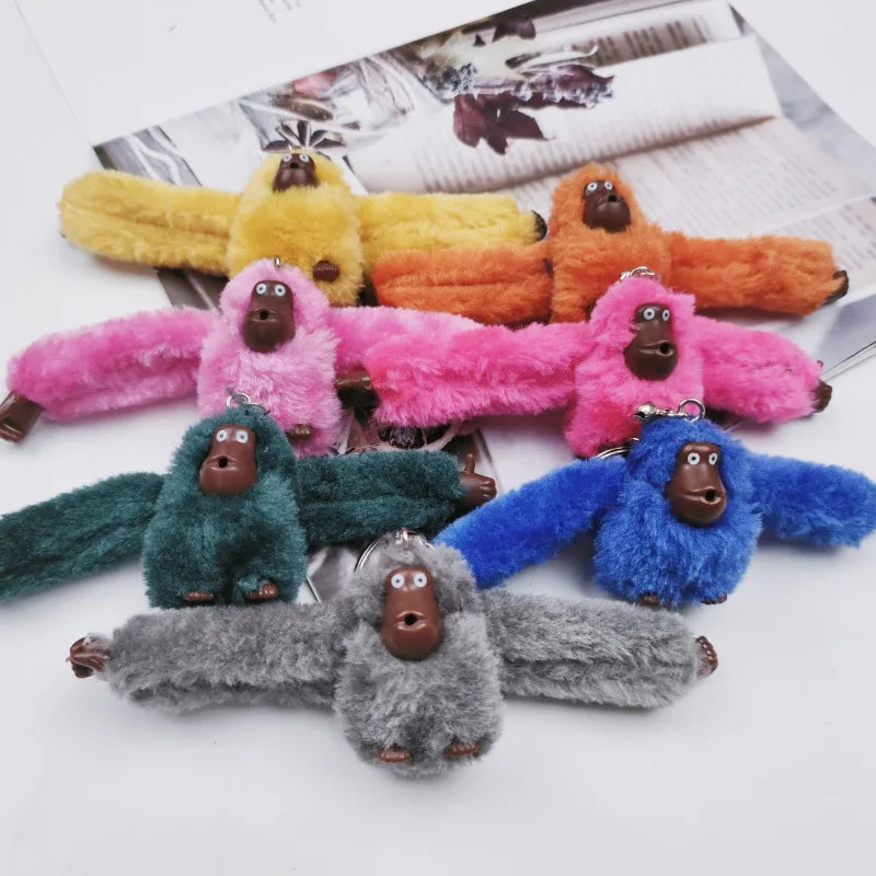 Cute Keychain Monkey Kipling Plush Orangutan Monkey Keychain Men Women Bag Car Trinket Jewelry Wedding Party Doll Gifts