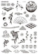 Face Tattoo Bull Head Face Sticker Neck Hand Back Cool Design Sexy Body Art Waterproof Temporary Tattoo Sticker for Man Woman